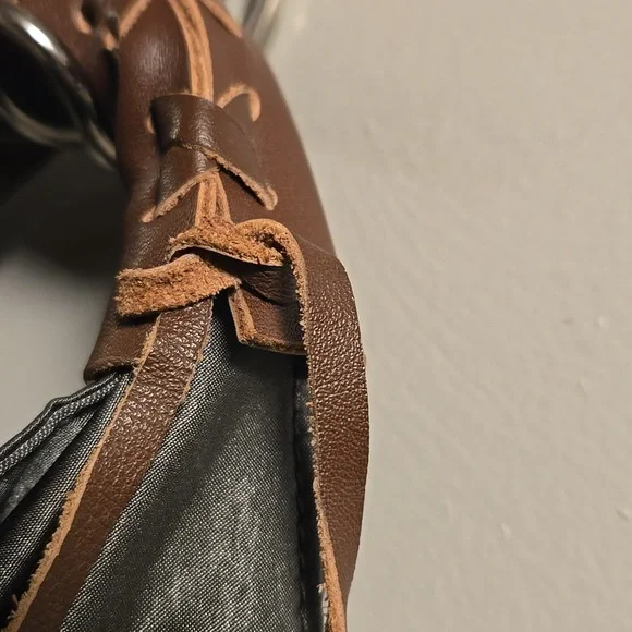 Monserat De Lucca Hobo Satin Bag Pewter - Picture 5 of 7